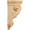 Ekena Millwork 4 1/2"W x 5"D x 10"H Medium Traditional Wood Corbel, Red Oak CORW05X05X10TRRO - alternate 4